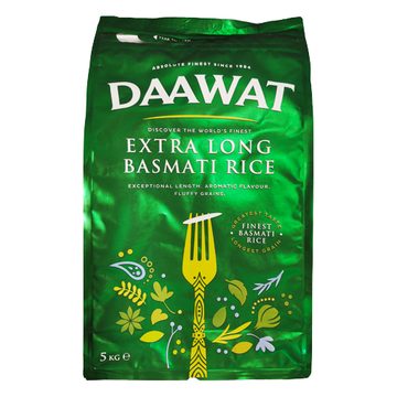 Daawat Extra Long Basmati Rice (5kg) - Damaged Packaging
