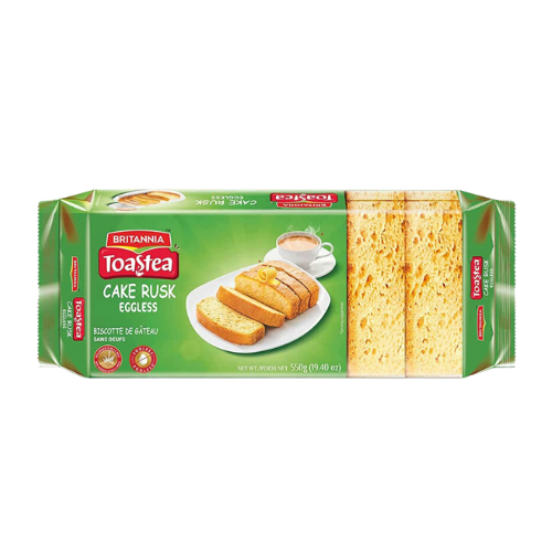 Britannia Eggless Cake Rusk (550g) - Sale Item [BBD: 19 July 2024]