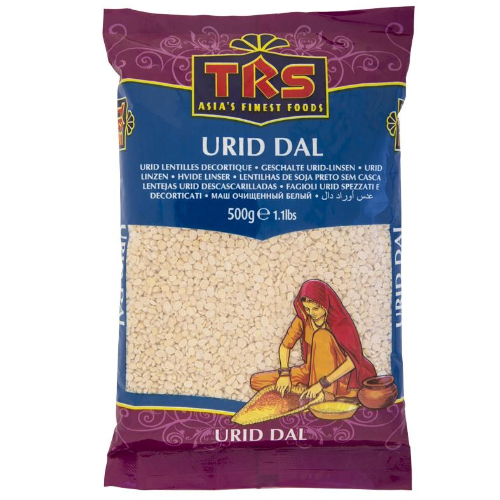 TRS Urad Dal Split / Urid Dal - Without Skin (500g) - Damaged Packaging