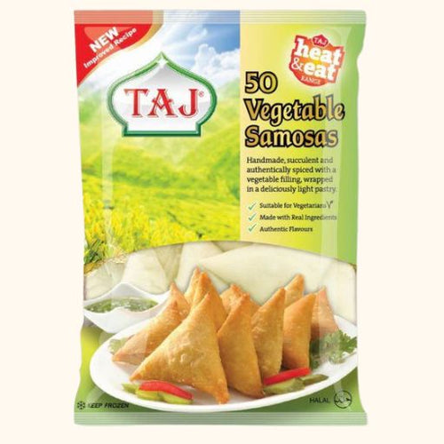Samosa Vegetable 50 PCS 	4 X 1,75 KG 		TAJ