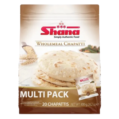 Chapatti Wholemeal  SHANA 12 X 320 G