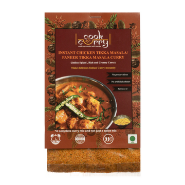 Cook Curry Instant Chicken Tikka Masala / Paneer Tikka Masala Curry Mix (35g)