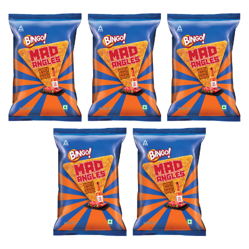Bingo Mad Angles Very Peri Peri (Bundle of 5 x 66g)