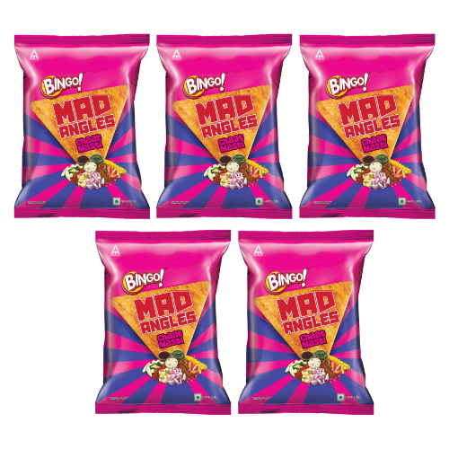 Bingo Mad Angles Chaat Masti (Bundle of 5 x 66g)