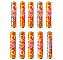 Parle Orange Fruity Candy (Bundle of 10 x 18g)