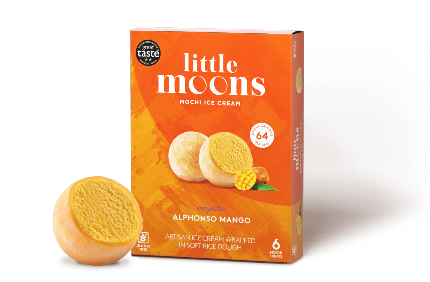 Mochi Ice Cream Mango 	LITTLE MOONS 10 X 192 G