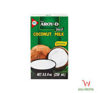 Coconut Milk UHT 17,5% Fat 	36 X 250 ML 		AROY-D