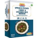 Ashoka Spinach Potato Curry and Steamed Rice 250g