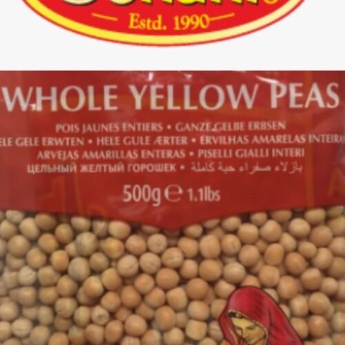 SCHANI YELLOW PEAS WHOLE 1KG