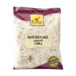 KINGS RICE FLAKES WHITE MEDIUM 500G (POHA)