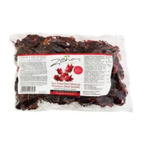 HIBISCUS FLOWERS SUN DRIED RED 125G