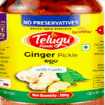 TELUGU PICKLE GINGER GARLIC 300G