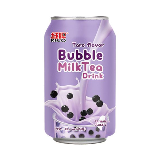 Bubble Milk Tea Drink Taro 340ml