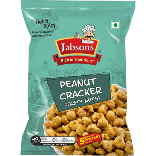 JABSONS NAMKEEN PEANUT CRACKER 140G