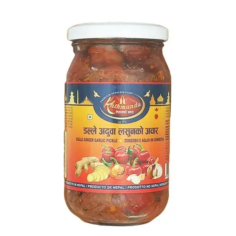 KATHMANDU DALLE GINGER GARLIC PICKLE 380G