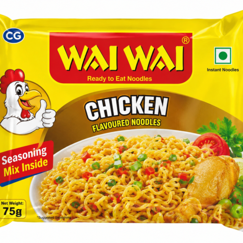WAI WAI INSTANT NOODLE CHICKEN 75G
