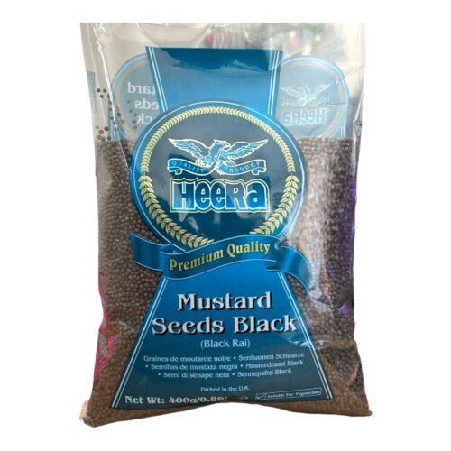 HEERA BLACK MUSTARD SEEDS 400G