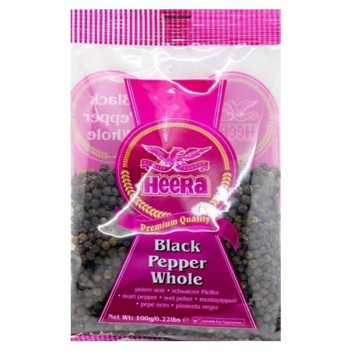 HEERA BLACK PEPPER WHOLE 100G