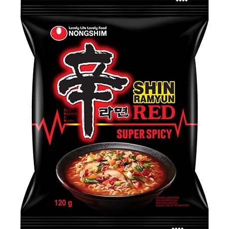 NONGSHIM SUPER SPICY NOODLES 120G